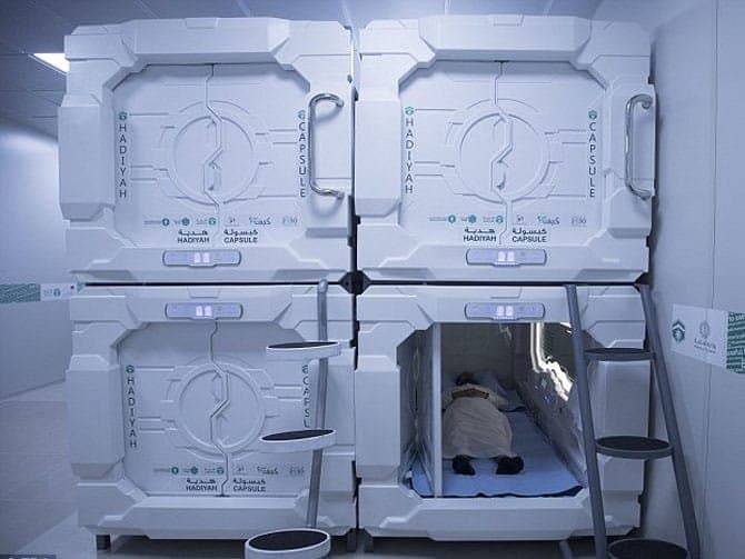 The Hajj nap pods